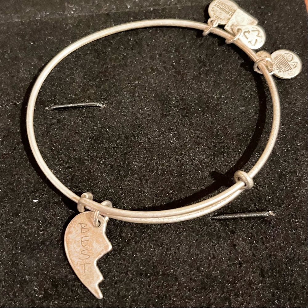 Alex & Ani- “Best” Half of Best Friend Charm Bangle Bracelet.